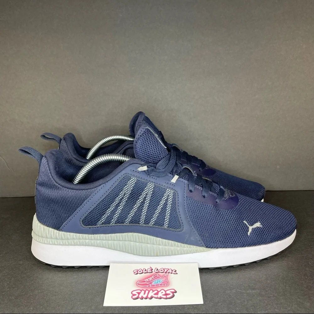 Puma Men's Pacer Net Cage Athletic Sneaker Softfoam Shoes Blue SIZE 9.5